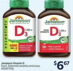 Walmart Jamieson Vitamin D offer