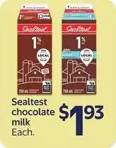 Walmart Sealtest chocolate milk offer