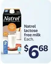 Walmart Natrel lactose free milk offer