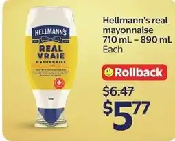 Walmart Hellmann's real mayonnaise offer