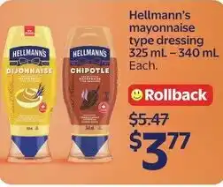Walmart Hellmann's mayonnaise type dressing offer