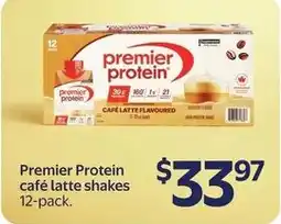 Walmart Premier Protein café latte shakes offer