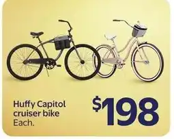 Walmart Huffy Capitol cruiser bike offer