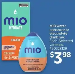 Walmart MiO water enhancer or electrolyte drink mix offer