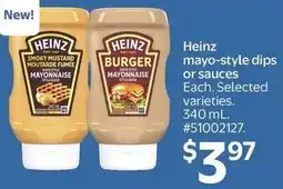Walmart Heinz mayo-style dips or sauces offer