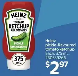 Walmart Heinz pickle-flavoured tomato ketchup offer