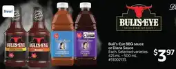 Walmart Bull's-Eye BBQ sauce or Diana Sauce offer