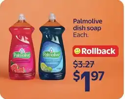Walmart Palmolive dish soap offer