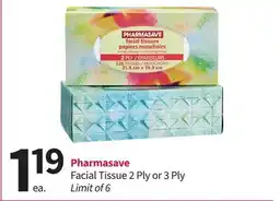 Pharmasave Pharmasave Facial Tissue 2 Ply or 3 Ply offer