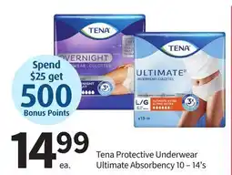Pharmasave Tena Protective Underwear Ultimate Absorbency offer