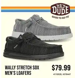 Cabela's HEY DUDE WALLY STRETCH SOX MEN'S LOAFERS offer