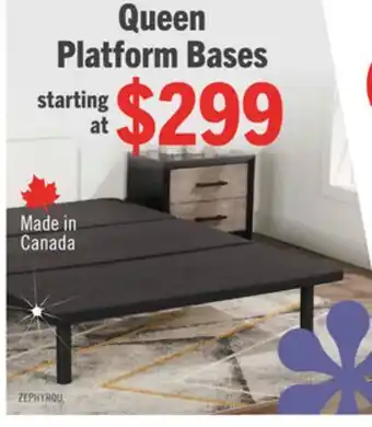 The Brick Queen Platform Bases offer