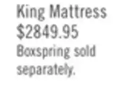 The Brick Tempur-Pedic TEMPUR Support Firm King Mattress offer