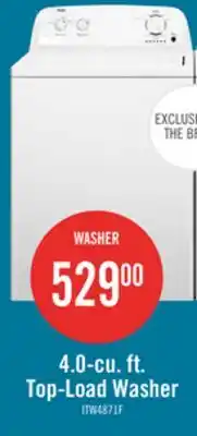 The Brick Inglis 4.0 Cu. Ft. Top-Load Washer - White - ITW4871FW offer