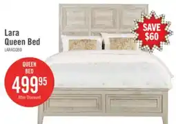 The Brick Lara Panel Bed with Headboard & Frame, Antique Grey - Queen Size offer