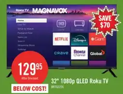The Brick MAGNAVOX 32 MRTQ QLED Quantum Dot FHD Smart Roku TV (MRTQ3206) offer
