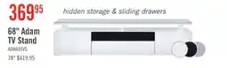 The Brick Adam 68 Modern TV Stand with Storage and Cable Management for TVs up to 75- White offer