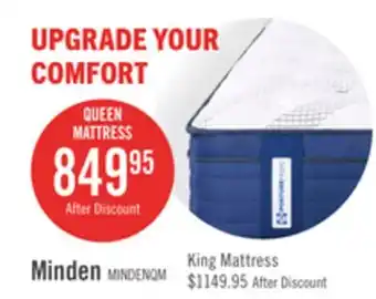 The Brick Sealy Posturepedic 1050 Series Minden Eurotop Medium Queen Mattress offer