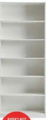 The Brick William 31.5 6-Shelf Bookcase - White offer