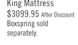 The Brick Stearns & Foster Middlesbrough Luxury Eurotop King Mattress Set offer