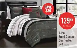 The Brick Zumi 7-Piece Queen Comforter Set offer