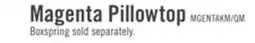 The Brick Magenta Pillowtop offer