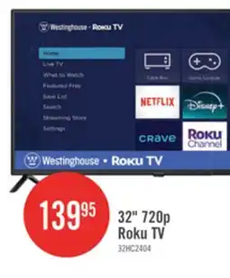 The Brick Westinghouse 32 HD Roku Smart TV offer
