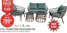 The Brick 5-Pc. Panama Patio Conversation Set offer