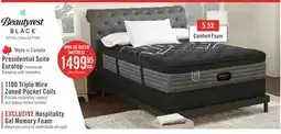 The Brick Beautyrest Black Hotel Presidential Suite Eurotop Medium King Mattress offer
