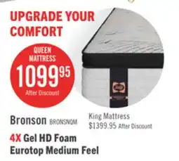 The Brick Sealy Posturepedic Plus 1000 Series Bronson Eurotop Medium Queen Mattress offer