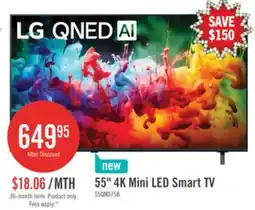 The Brick LG 55 QNED75B Mini-LED 4K Smart webOS TV (55QNED75BUA.ACC) – 2026 Model offer
