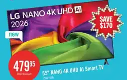The Brick LG 55 NU700 NANO UHD 4K Smart TV (55NU700BPUA.ACC ) – 2026 Model offer