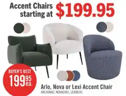 The Brick Arlo 29.5 Linen-Look Fabric Accent Chair – Green 5 Rat offer