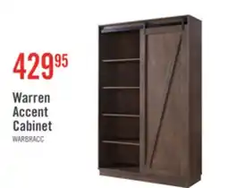 The Brick Warren 47.25 Accent Storage Cabinet with Sliding Barn-style Door - Walnut Oak offer