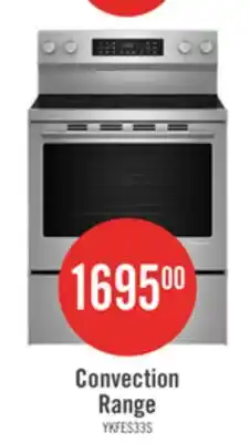The Brick KitchenAid 30 5.3 Cu. Ft. Electric Range with Convection Cooking Modes - YKFES330TPS offer