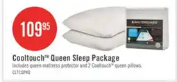 The Brick Masterguard Cooltouch Queen Mattress Protector with 2 Queen Pillows offer
