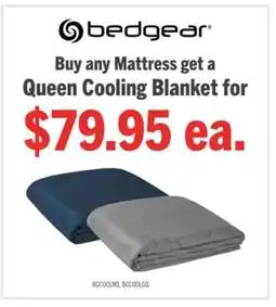 The Brick BEDGEAR Queen Cooling Blanket - Navy offer