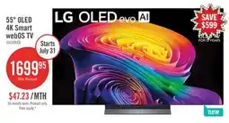 The Brick LG 55 C6 OLED 4K Smart webOS TV (OLED55C6PUA.ACC) - 2026 Model offer