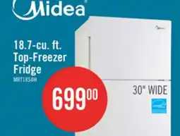 The Brick Midea 18 Cu. Ft. Top-Freezer Refrigerator - MRT18S4AWW offer