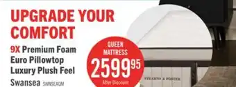 The Brick Stearns & Foster Swansea Luxury Euro Pillowtop Queen Mattress offer