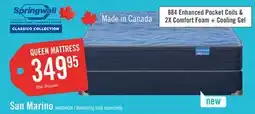 The Brick Springwall San Marino Tight Top Firm Queen Mattress offer