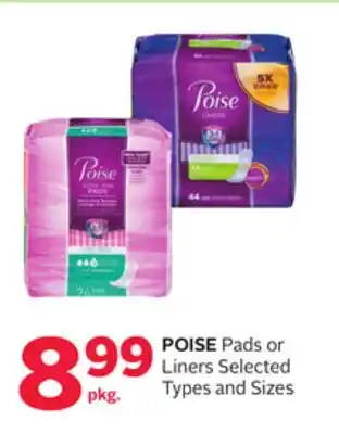 Rexall POISE Pads or Liners offer