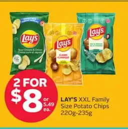 Rexall LAY'S XXL Family Size Potato Chips offer