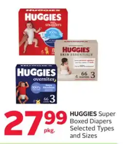 Rexall HUGGIES Super Boxed Diapers offer