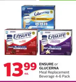 Rexall ENSURE or GLUCERNA Meal Replacement Beverage offer