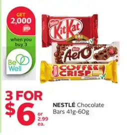 Rexall NESTLÉ Chocolate Bars offer