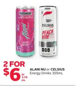 Rexall ALANI NU or CELSIUS Energy Drinks offer