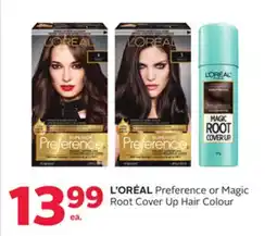Rexall L'ORÉAL Preference or Magic Root Cover Up Hair Colour offer