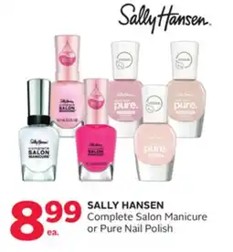 Rexall SALLY HANSEN Complete Salon Manicure or Pure Nail Polish offer