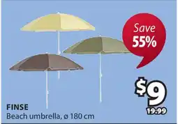 JYSK FINSE Beach umbrella offer